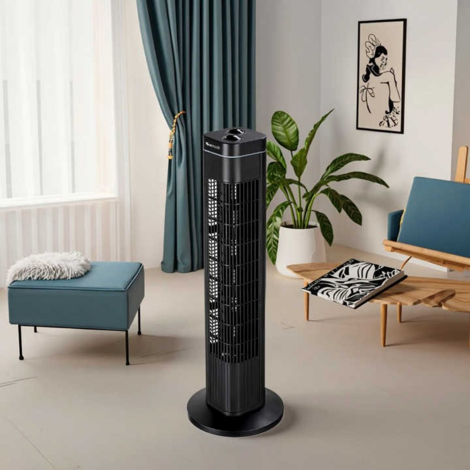 29-Inch Modern Tower Fan: Energy-Efficient Home Appliance Design
