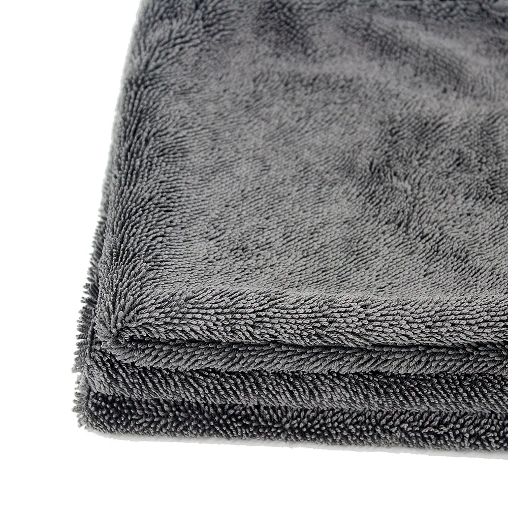 Reusable Washable Water Absorption Custom Thick Microfiber High Wrap Pile Quick Dry Household Car Cleaning Cloth