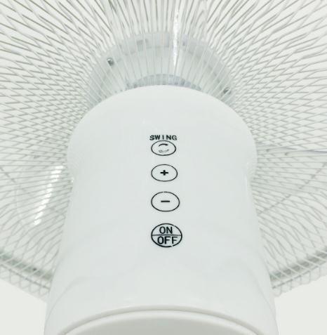 16 Inch 400mm Round Base Stand Fan Home Fancy Remote Stand Fan Latest Energy Efficient Discount ABS Material Pedestal Fans