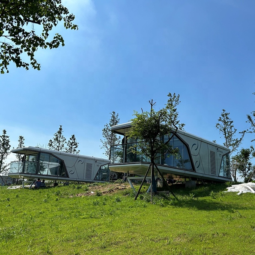 High Quality Living Garden Pod Container Homes Modern Design Prefabricated Apple Cabin