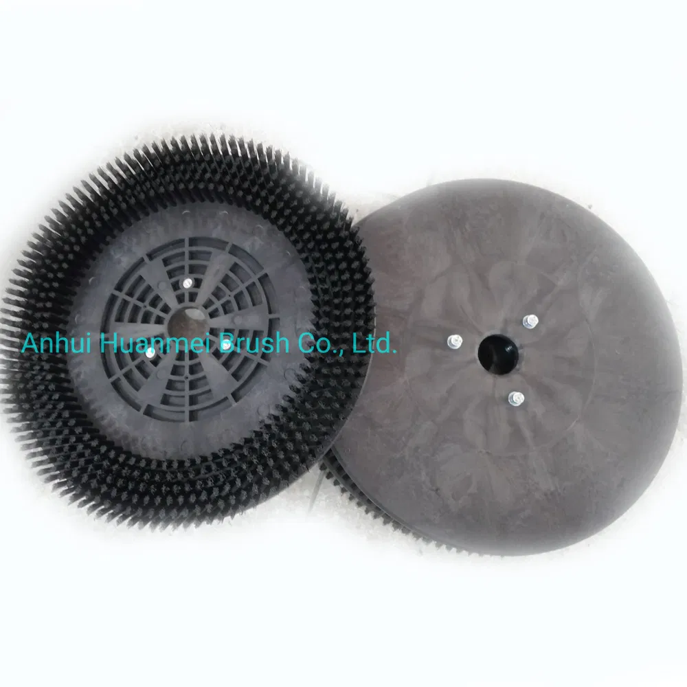White Nylon Round Floor Cleaning Brushes