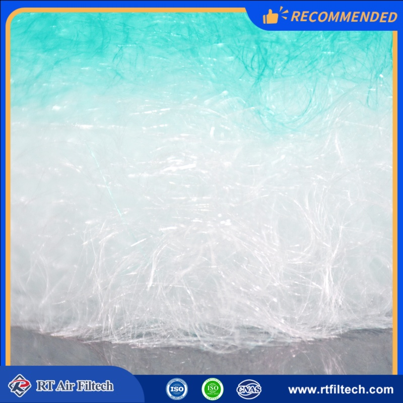 Green and White 250g Fiberglass Paint Stop Floor Filter for Spray Booth