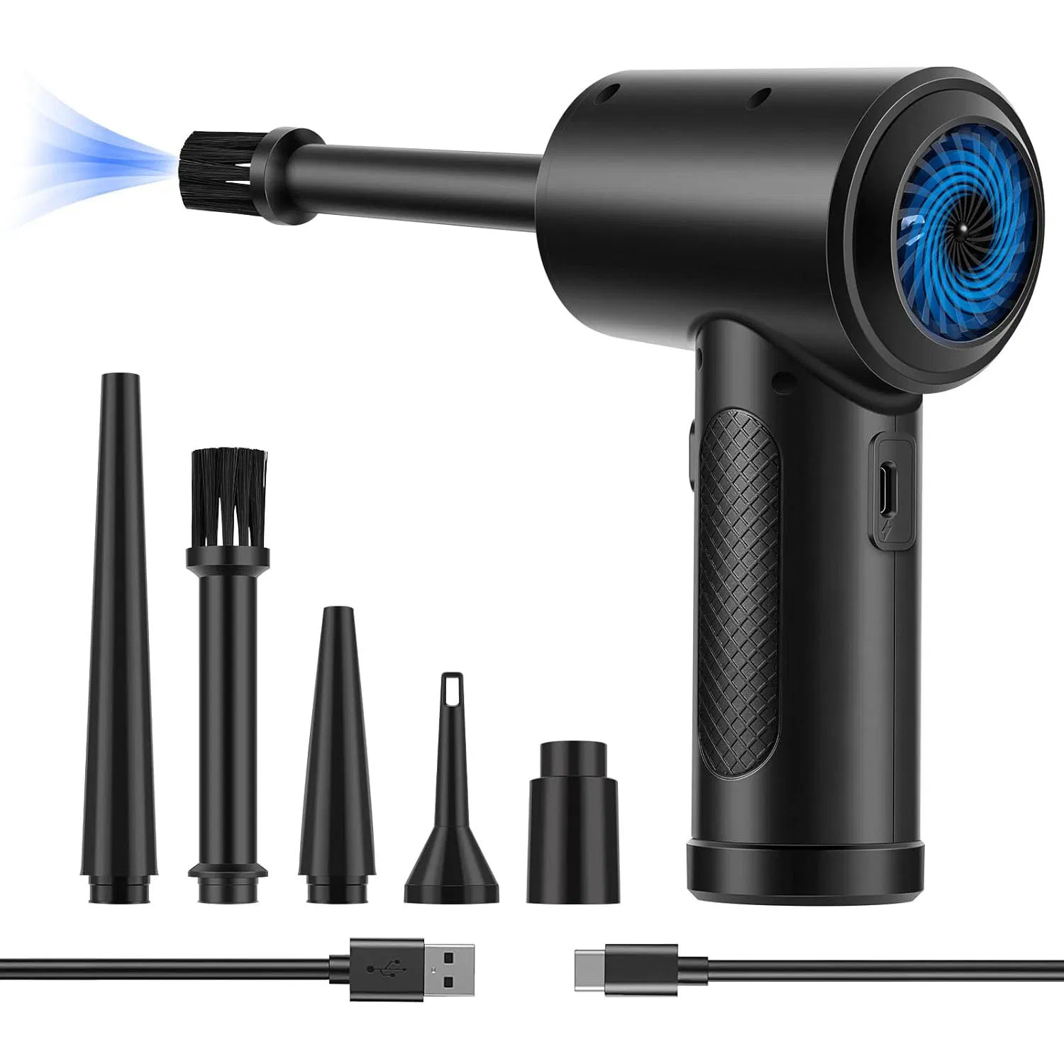 Cross Border Violent Turbofan Portable Dust Blower Multifunctional Car Vacuum Cleaner Wireless Electric Violent Fan