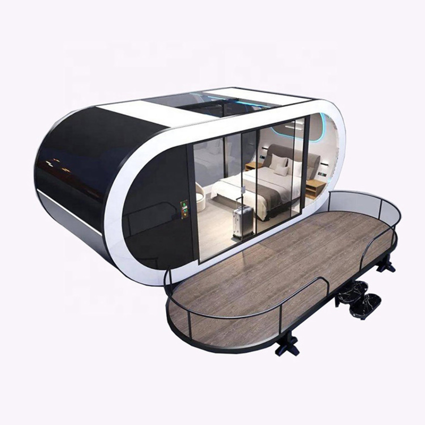 Dxh Factory Custom 20FT Manufacturer Prefab Tiny Modular Home Apple Cabin Capsule