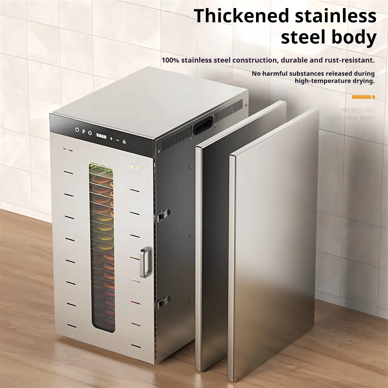 Electric Fruit Dryer Machine Operation