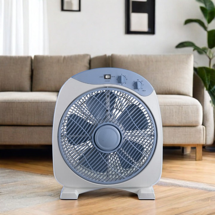 12 Inch Table Fan Box Fan Mini CE Certificate Plastic Home Appliance