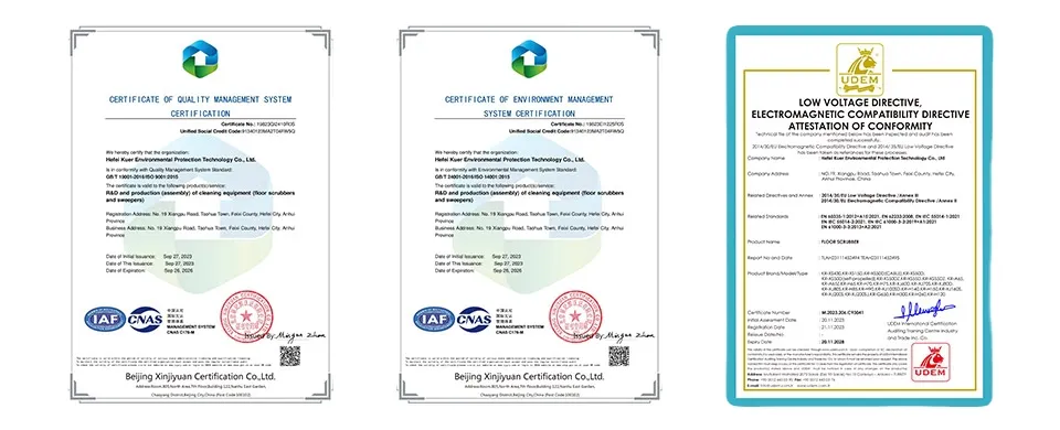Certificates