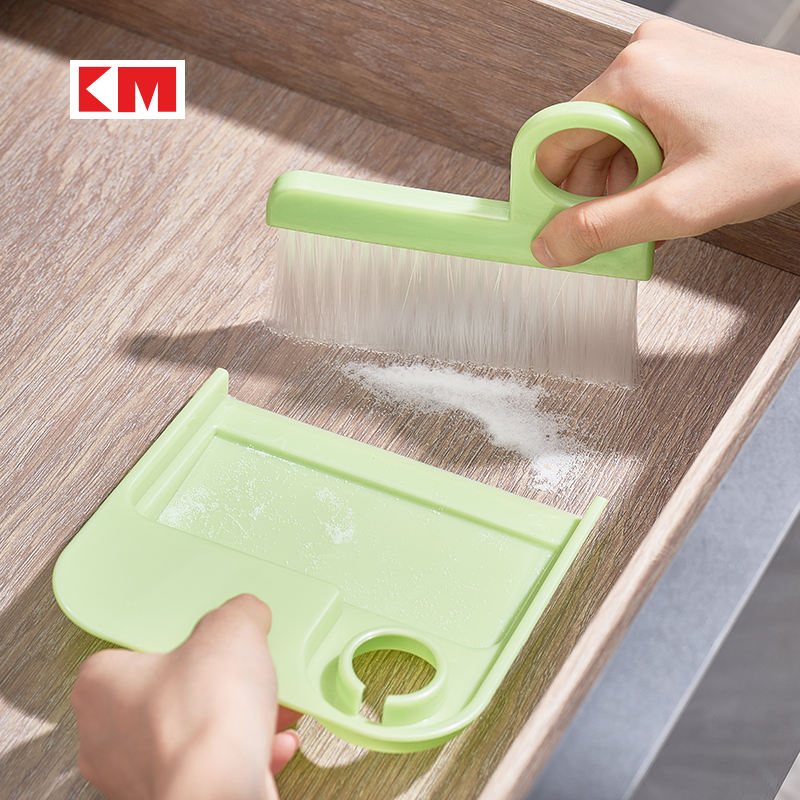 Km1118 Mini Dustpan Brush Set Keyboard Desktop Table Cleaning Tool