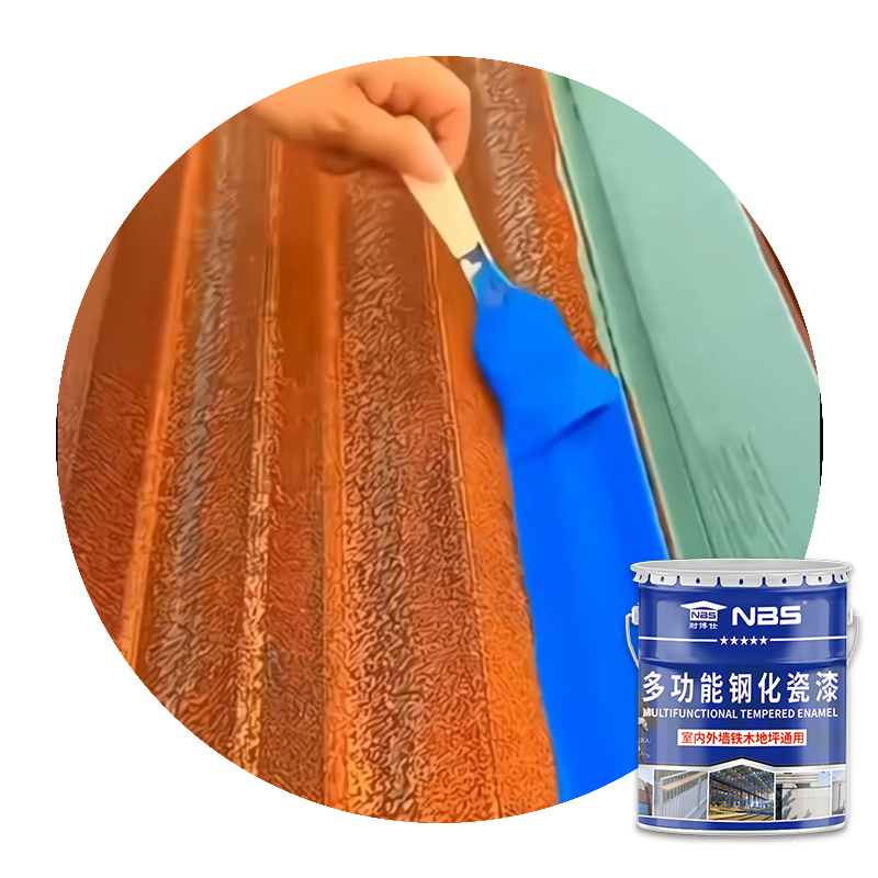 Nbs-137 Multifunctional Tempered Enamel High Hardness Scratch Resistant Smooth Glossy Finish Metal Renovation
