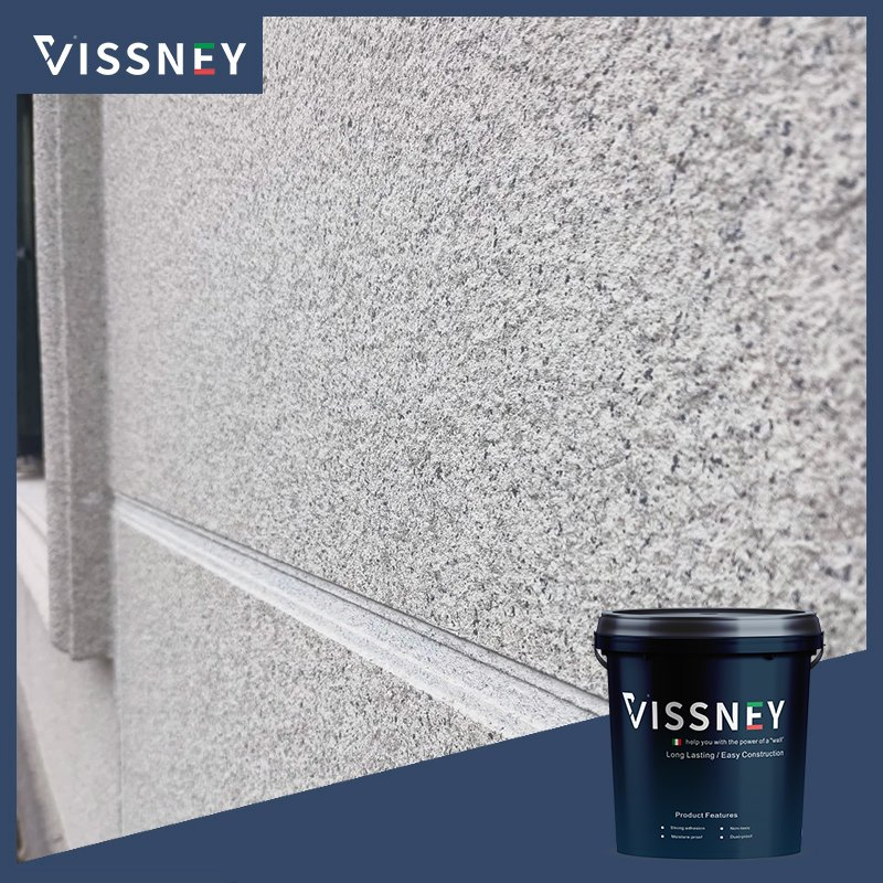 Vissney Exterior Carrara Stone Paint Premium Decorative Wall Texture Finish