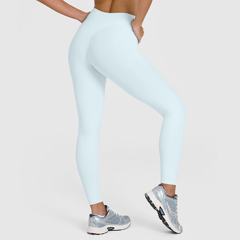 Leggings de Fitness Femininas Sem Costura, Roupas de Esporte, Calças de Treino para Corrida, Levanta Bumbum, Costas em V Profundo, Calças de Yoga de Cintura Alta