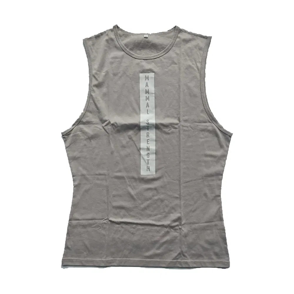 Camisetas sem mangas justas de poliéster para homens