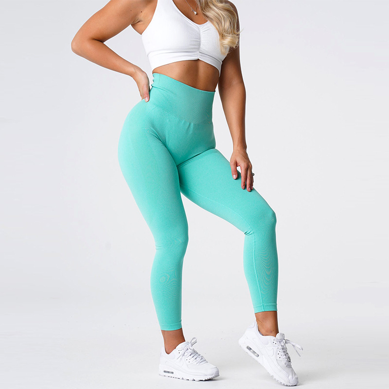 Calças Longas de Alta Qualidade para Esportes Yoga Fitness com Efeito de Bumbum, Tamanho Extra Pequeno, Leggings Sem Costura