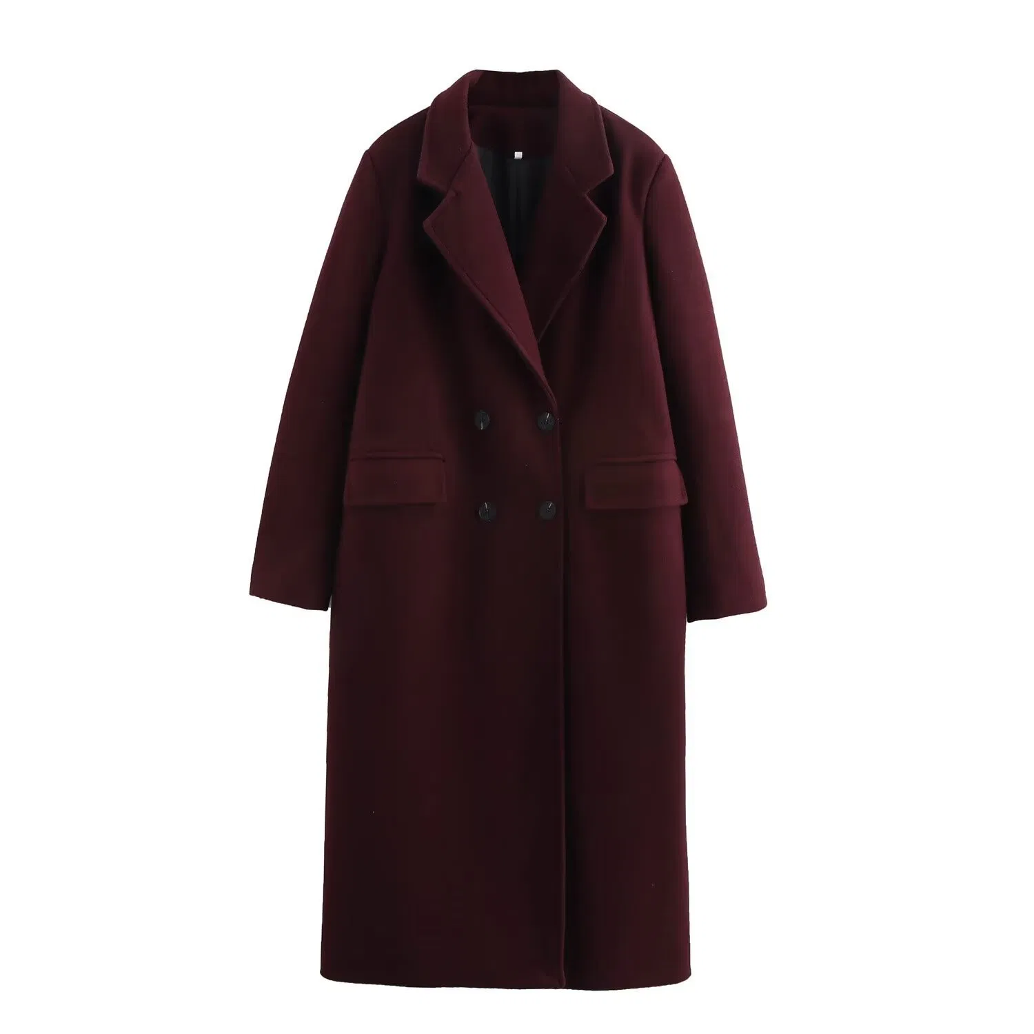 Casaco Trench Longo Dupla Face Vintage Chic de Outono