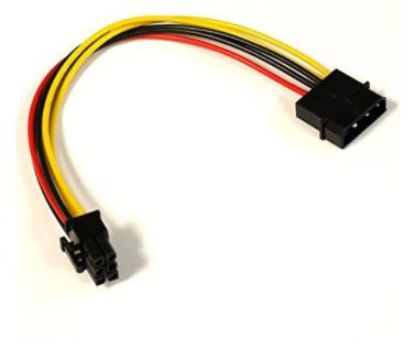 Cabo de Alimentação Molex de SATA para 4 Pin