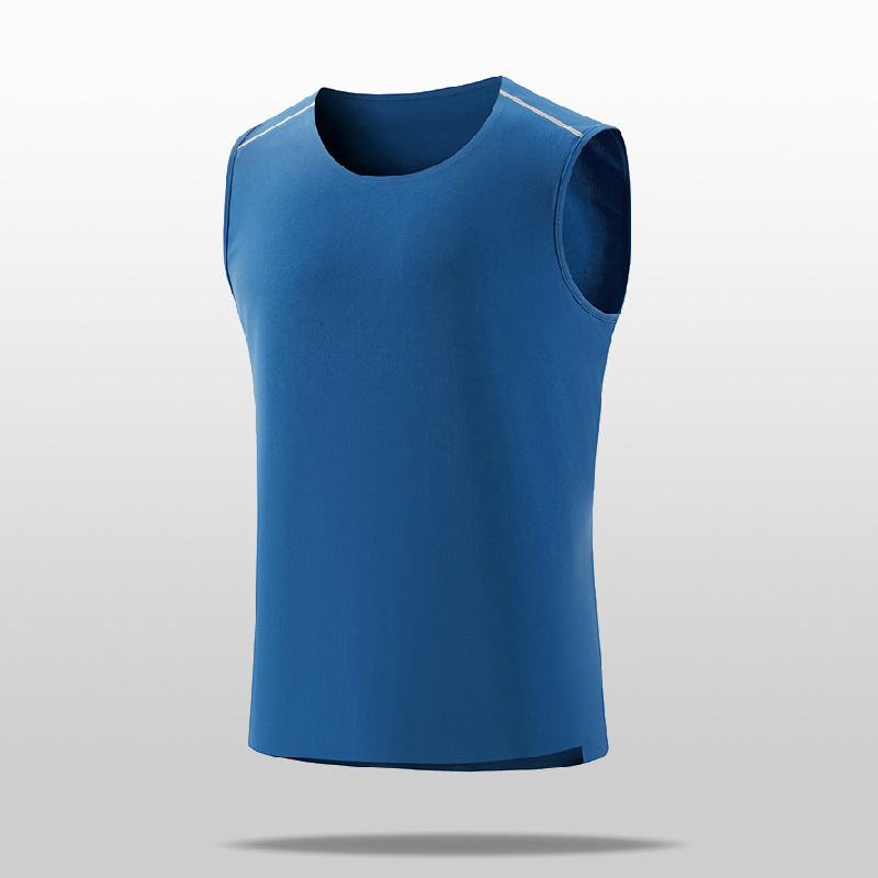 Camiseta de Ginásio por Atacado para Homens, Colete Casual de Verão, Estilo de Roupas Esportivas, Material Leve, Corte de Braço Caído, Camisetas de Gola Redonda para Homens