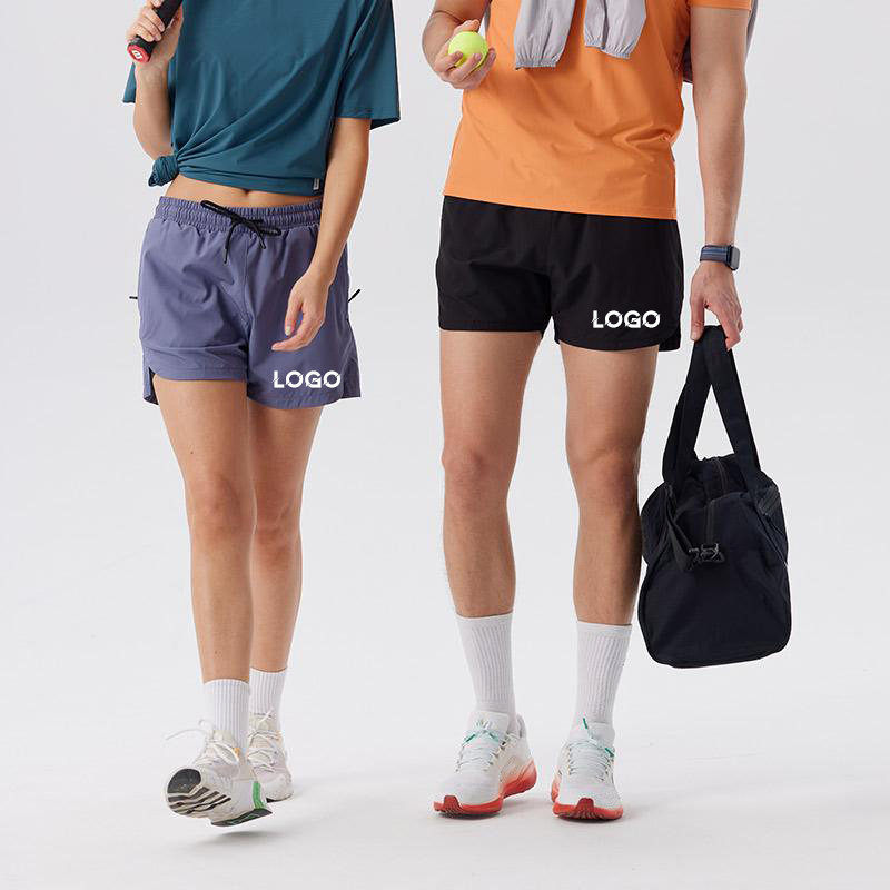 Shorts de Basquete Personalizados para Homens Unissex Esportivos de Secagem Rápida para Corrida Treinamento Atlético Oversize 135GSM 4 Polegada 2 em 1 Poliéster