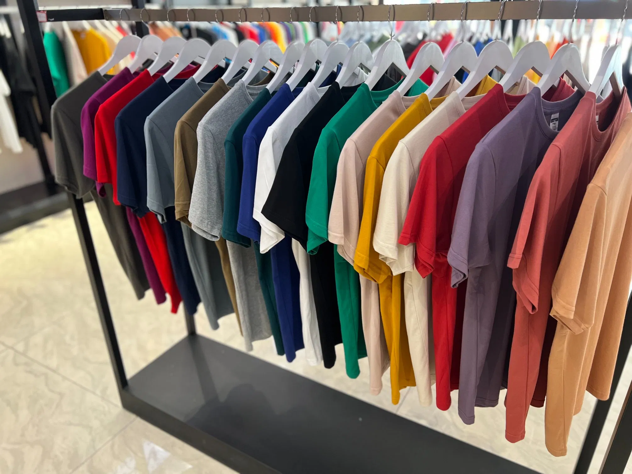 Atacado de Alta Qualidade Verão 100% Algodão 190 GSM Camiseta Masculina Lisa Personalizada Impressão Camiseta Unissex Camisetas Algodão Camiseta Oversized Roupa