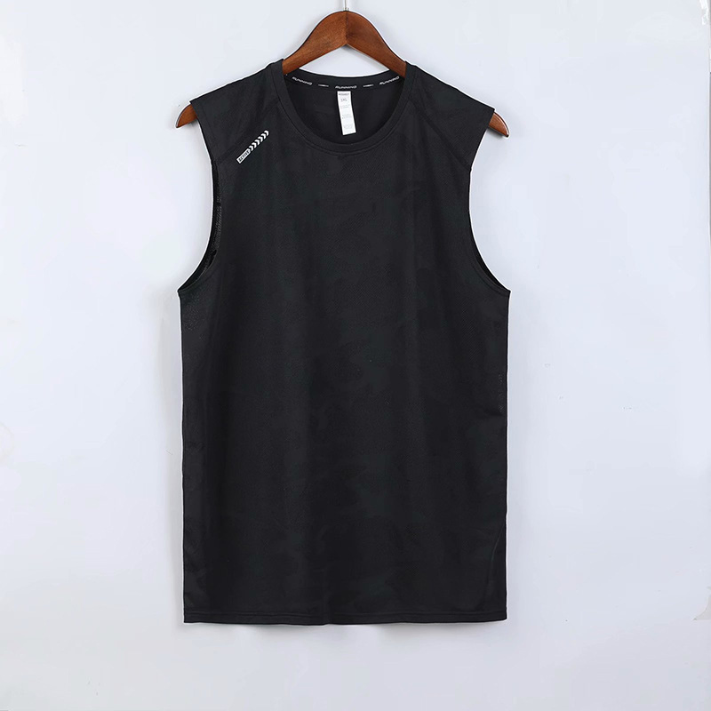 Camiseta regata de musculação personalizada com estampa de logotipo, roupas de atacado, vestuário Guangzhou