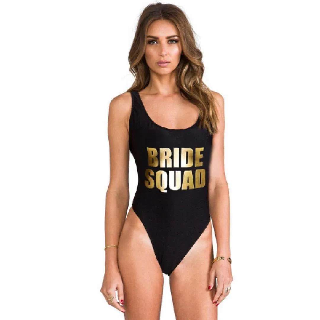 Biquíni com Logo Personalizado, Moda de Banho Sexy para Mulheres, Maiô de Uma Peça
