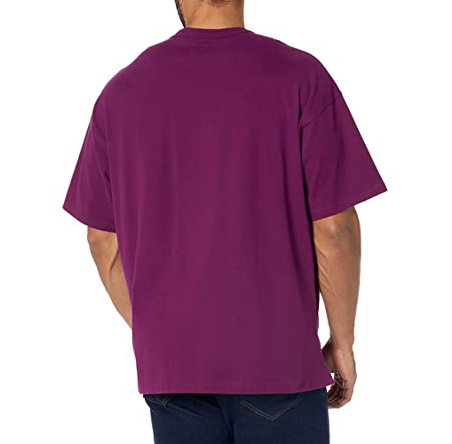 Camiseta básica oversized de algodão pesado, de manga curta, em cores sólidas, para homens, em atacado, camiseta personalizada oversized