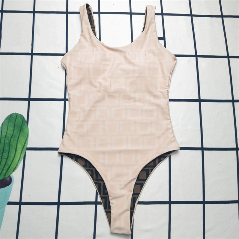 Moda de Verão Luxuosa Maiô Designer com Estampa Clássica Metálica Roupas de Banho Luxuosas