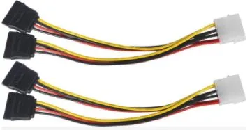 Cabo de Alimentação Molex SATA 3