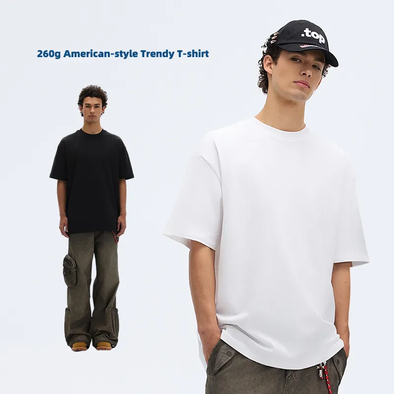 Camiseta Estilo Americano Estampa Moderna