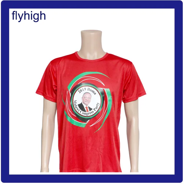 Venda por atacado de camisetas publicitárias, itens promocionais de eleição, camisetas personalizadas, camisetas impressas em tela