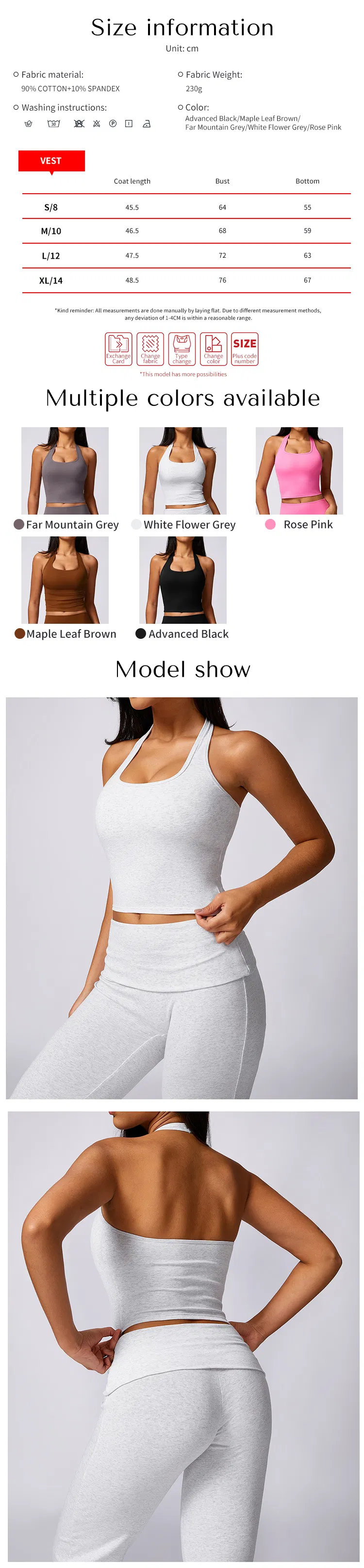 Top de treino cropped feminino