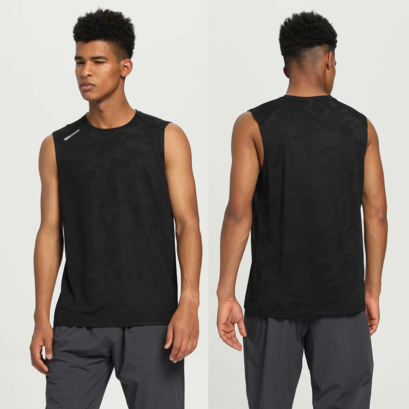 Camiseta regata de musculação personalizada com estampa de logotipo, roupas de atacado, vestuário Guangzhou