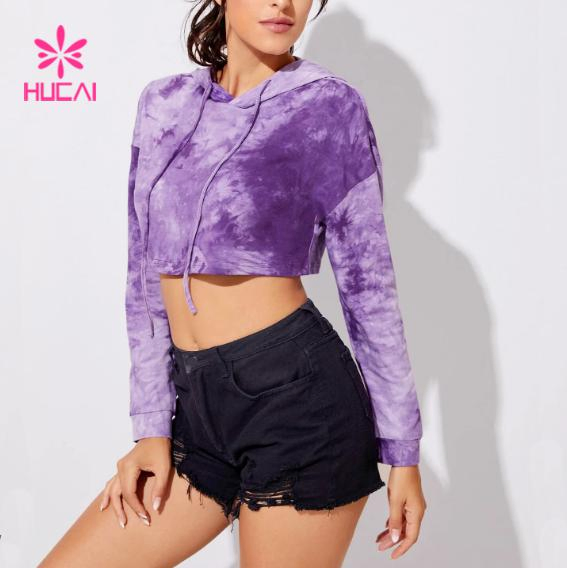 Moletom feminino macio de manga longa para fitness com capuz