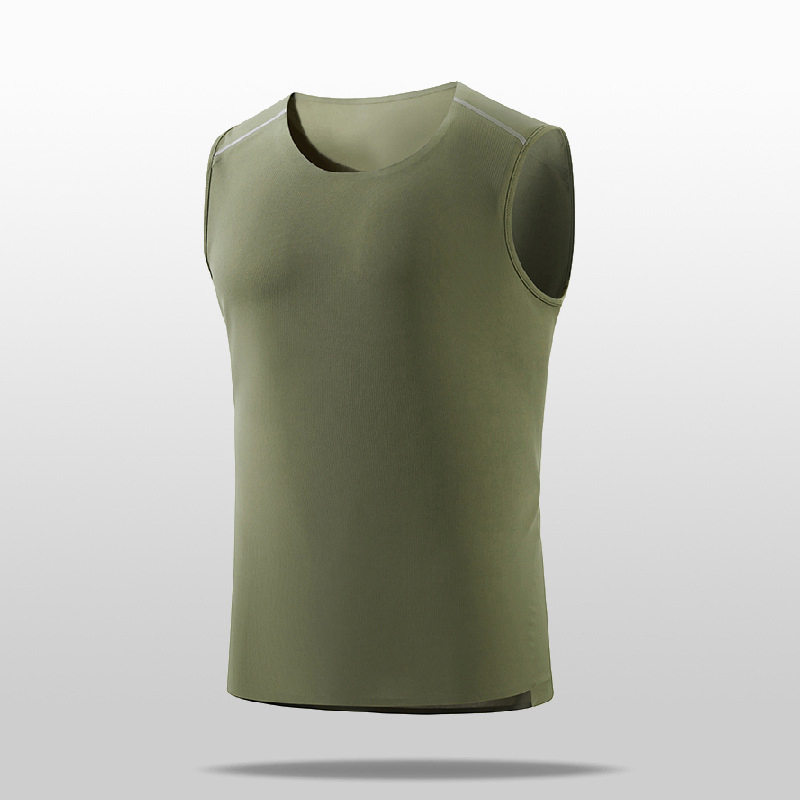 Camiseta de Ginásio por Atacado para Homens, Colete Casual de Verão, Estilo de Roupas Esportivas, Material Leve, Corte de Braço Caído, Camisetas de Gola Redonda para Homens