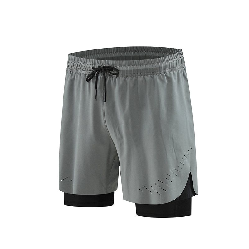 Calças de Basquete Estilo Americano Masculinas 3-Inch Secagem Rápida Forro Respirável Shorts de Treinamento Fitness