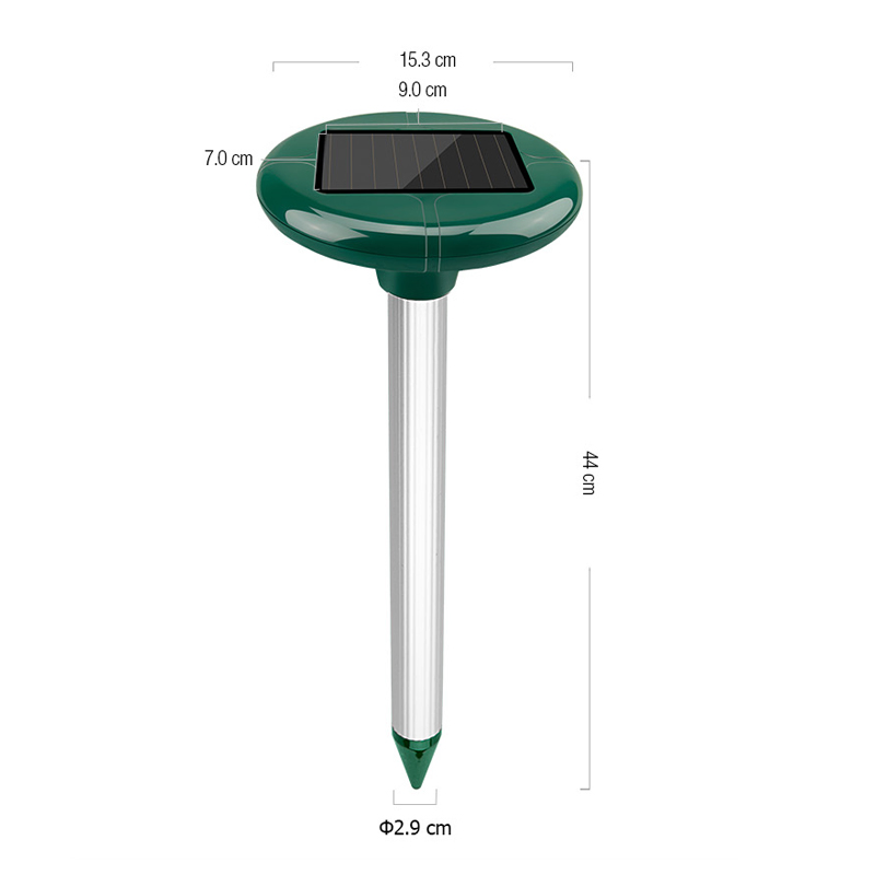 Repelente Avançado de Toupeiras com Energia Elétrica para Eficiência na Jardinagem em Casa