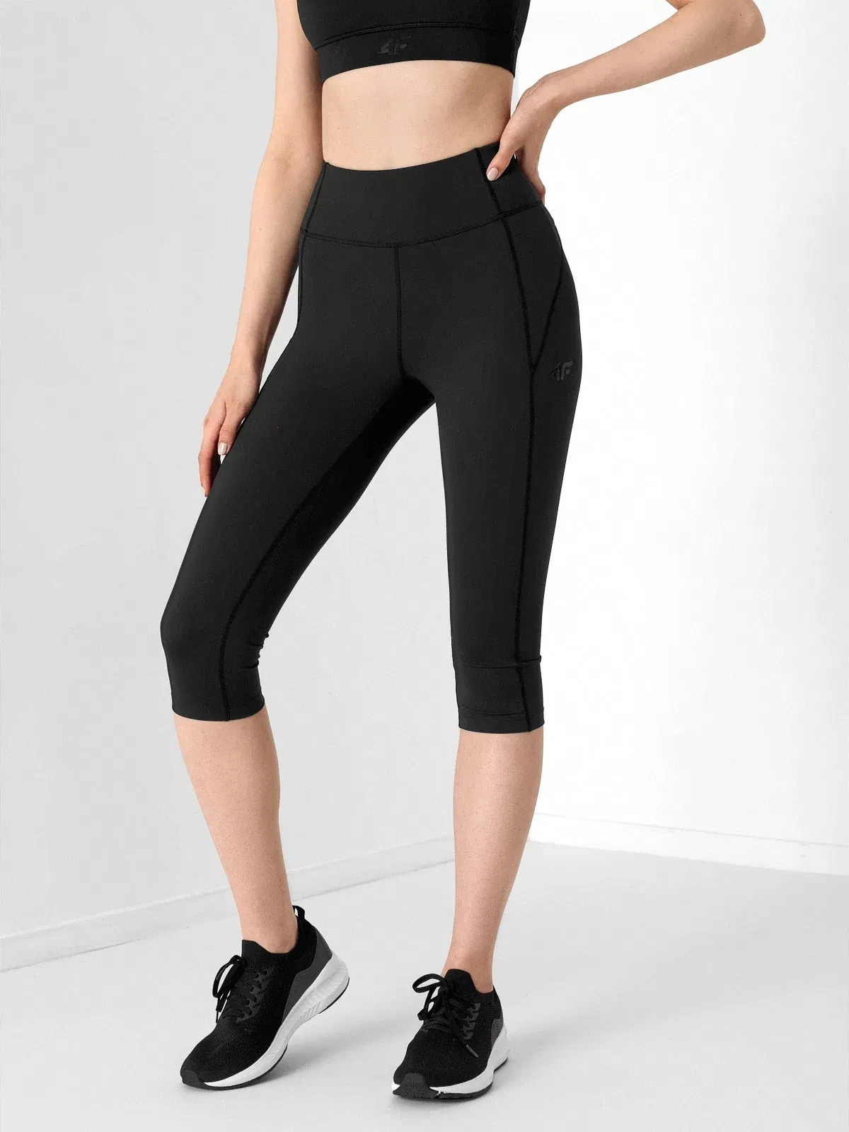 Venda por grosso de Fitness Moda Desgaste de ioga Lady 3/4 Sport Biker Shorts Ginásio Legging