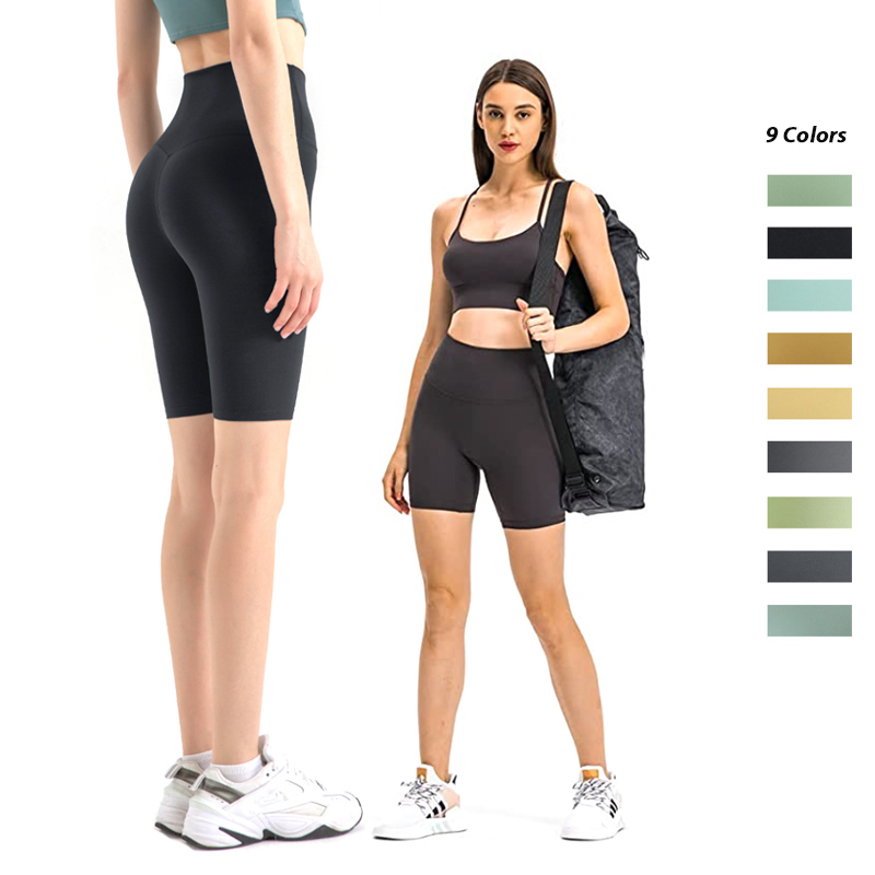 Novas Roupas Essenciais de Treinamento de Boxe Quentes, Leggings e Shorts de Yoga e Pilates para Mulheres, Shorts de Cintura Alta Personalizados, Roupas de Academia Slimming para Rua, Roupas de Atividade Física e Caminhada