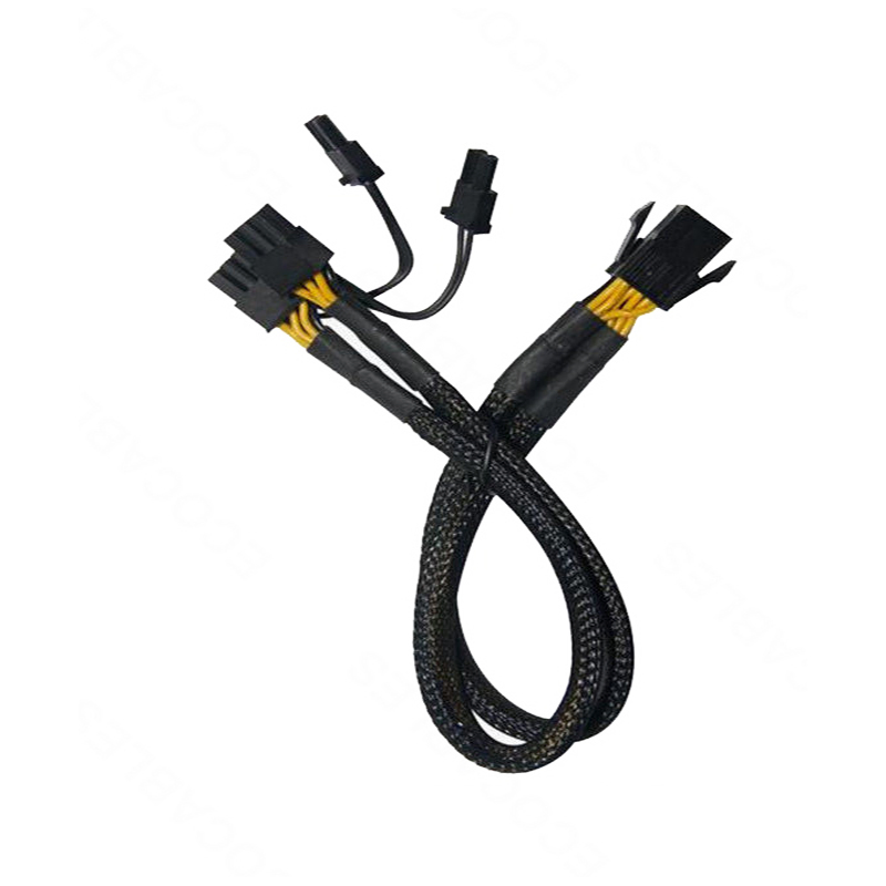 4 Extensão de Cabo de Ventilador Molex Com Mangueira