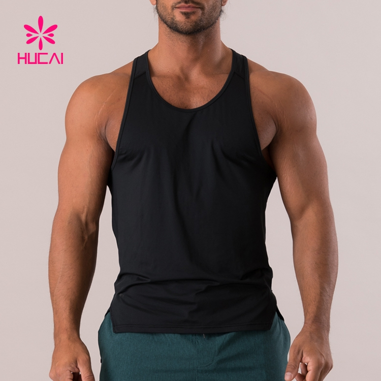 Camisetas sem mangas para homens de musculação e fitness