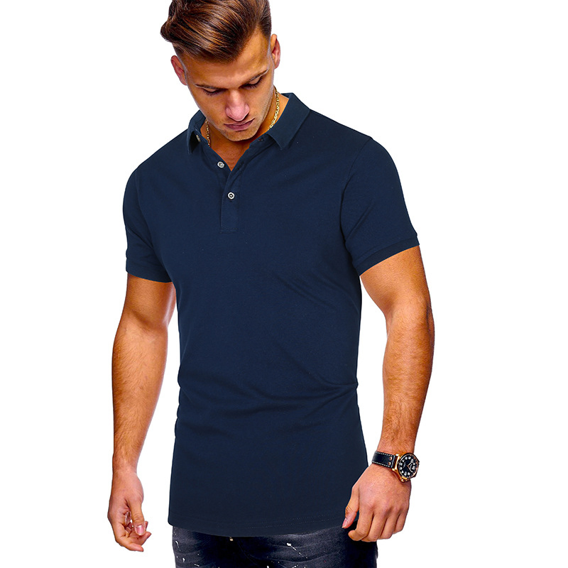 OEM Atacado Personalizado Logotipo Camisetas de Ginástica em Branco Secagem Rápida Camisas de Algodão Original Polo Camiseta para Homens Feito na China