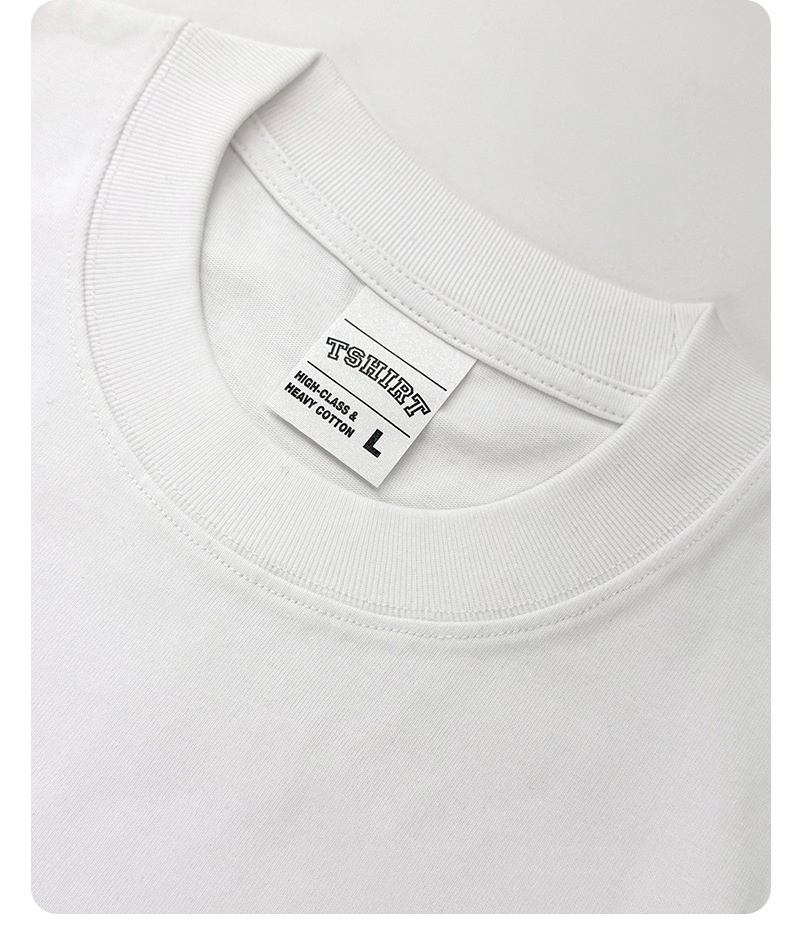 Camiseta esportiva básica de algodão de manga curta, corte boxy, alta qualidade, personalizada, para uso diário casual