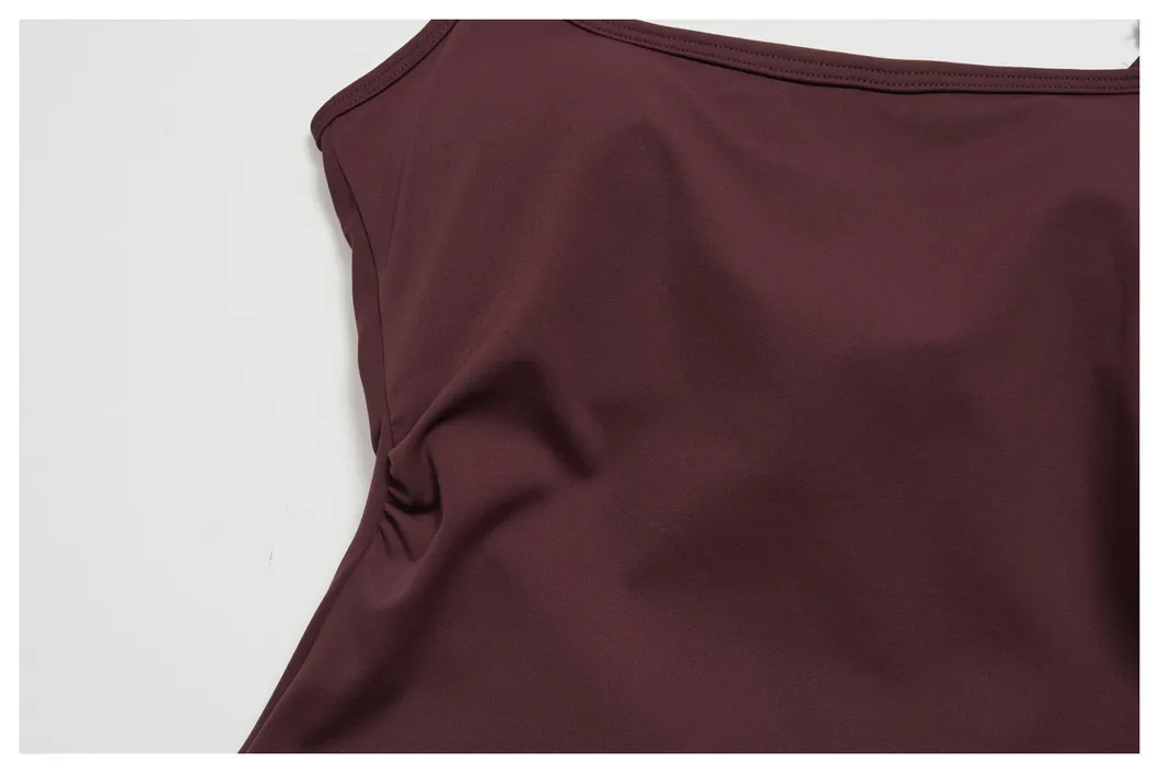 Camiseta de treino sem mangas para mulheres, personalizada com logo, top de ginástica canelado para mulheres
