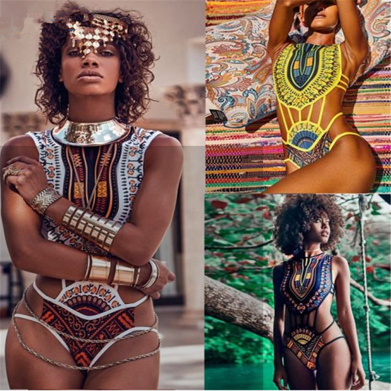 Maiô de Estilo Africano de Alta Qualidade One Piece, Maiô Personalizado com Logotipo