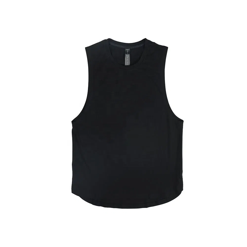 Camisetas de Ginásio Masculinas Personalizadas com Logo, Rápido Secagem, Ajustadas para Corrida, Sem Mangas