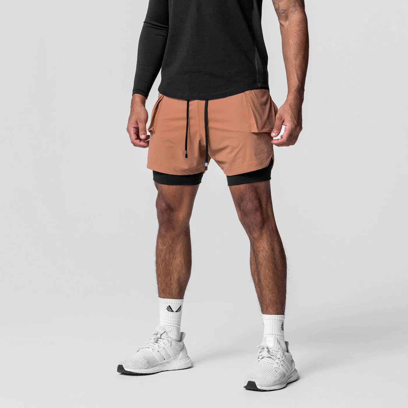 Calças de treino casuais de verão para homens, shorts de corrida, secagem rápida, shorts de basquete