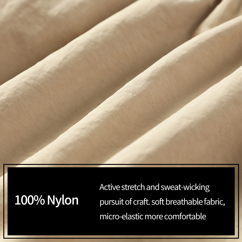 Shorts Atletas Masculinos Largos 100% Shorts de Nylon para Academia, Esportivos, Casuais, ao Ar Livre, Secagem Rápida, Treinamento