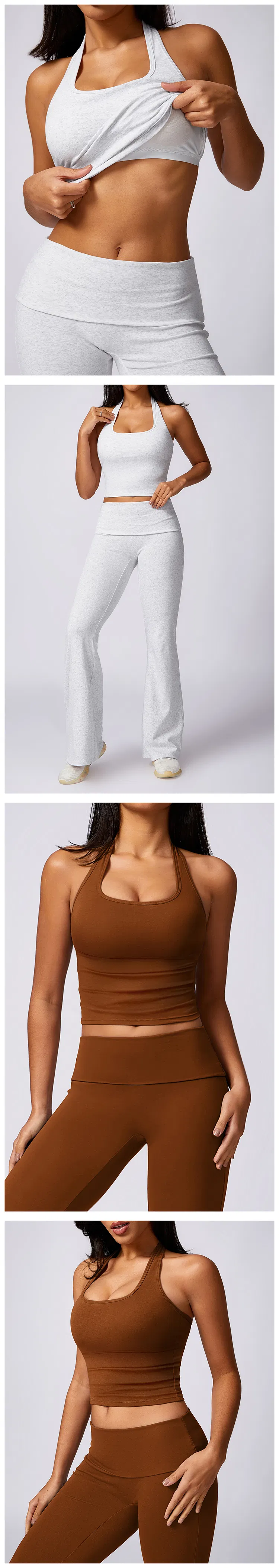 Top de treino cropped feminino