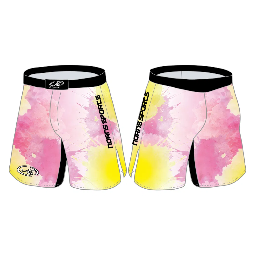Calças MMA de Sublimação para Homens Impressão Treinamento de Luta Boxe Calças MMA de Sublimação