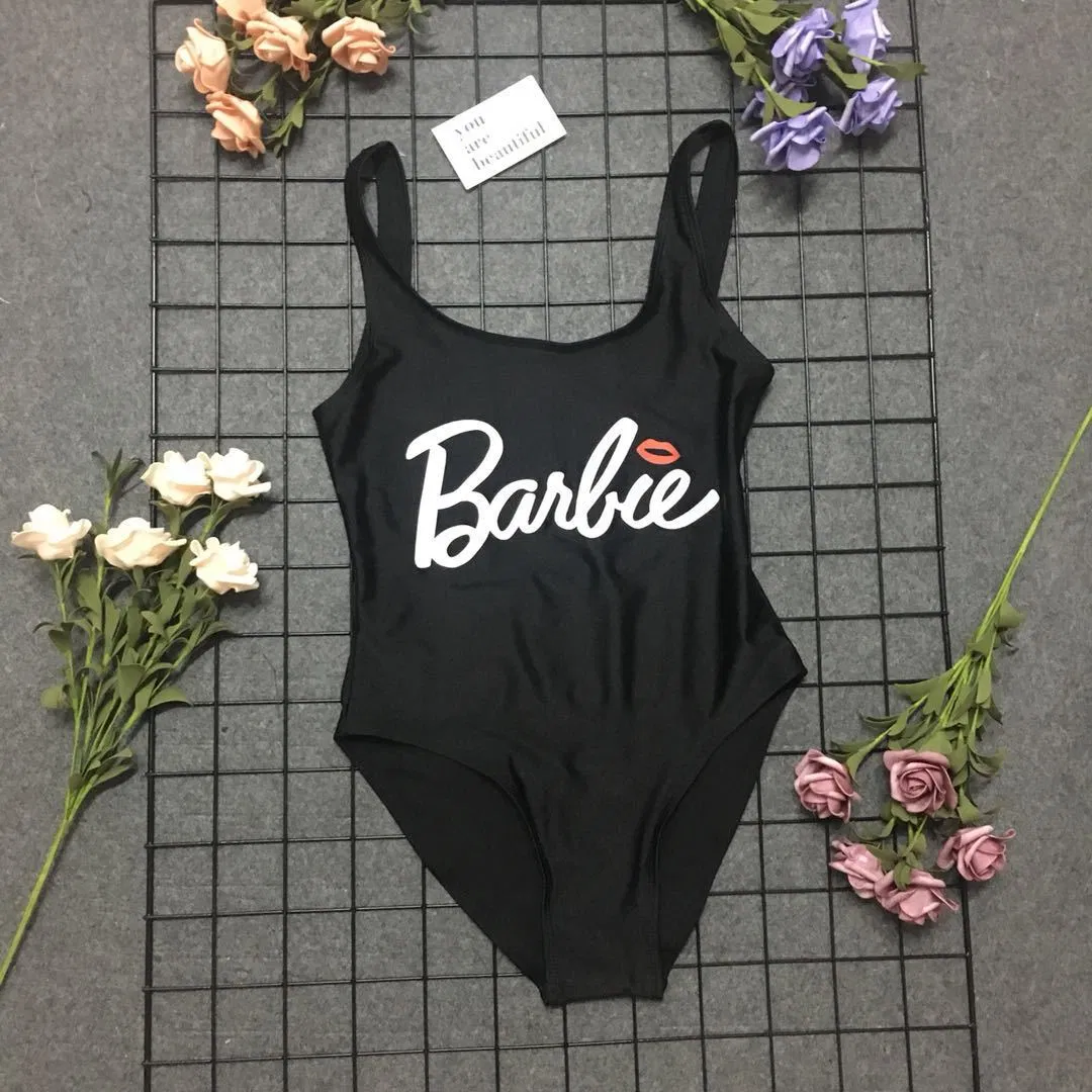 Biquíni com Logo Personalizado, Moda de Banho Sexy para Mulheres, Maiô de Uma Peça