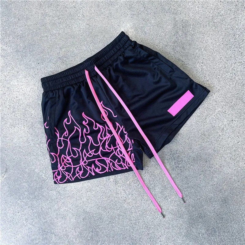 Shorts de Esporte Masculinos em Malha, Ajuste Solto, Secagem Rápida, Respirável, para Academia, Corrida, Treinamento, Casual, Fitness